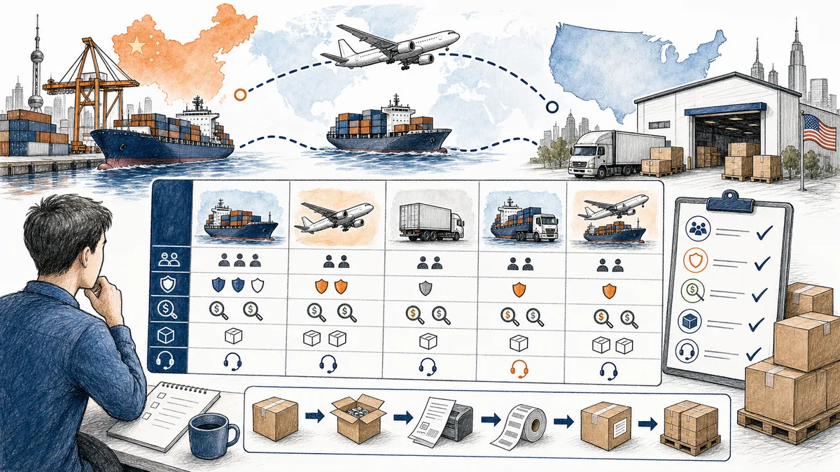 Best FBA freight forwarders China to USA comparison