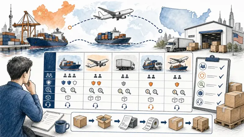 Best FBA freight forwarders China to USA comparison