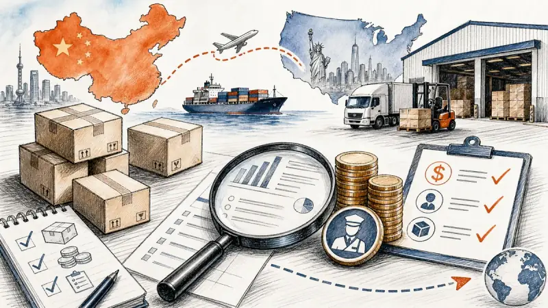 De minimis and FBA test orders from China