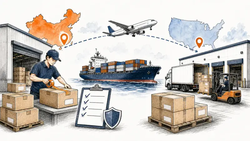 Ship from China to Amazon FBA USA checklist
