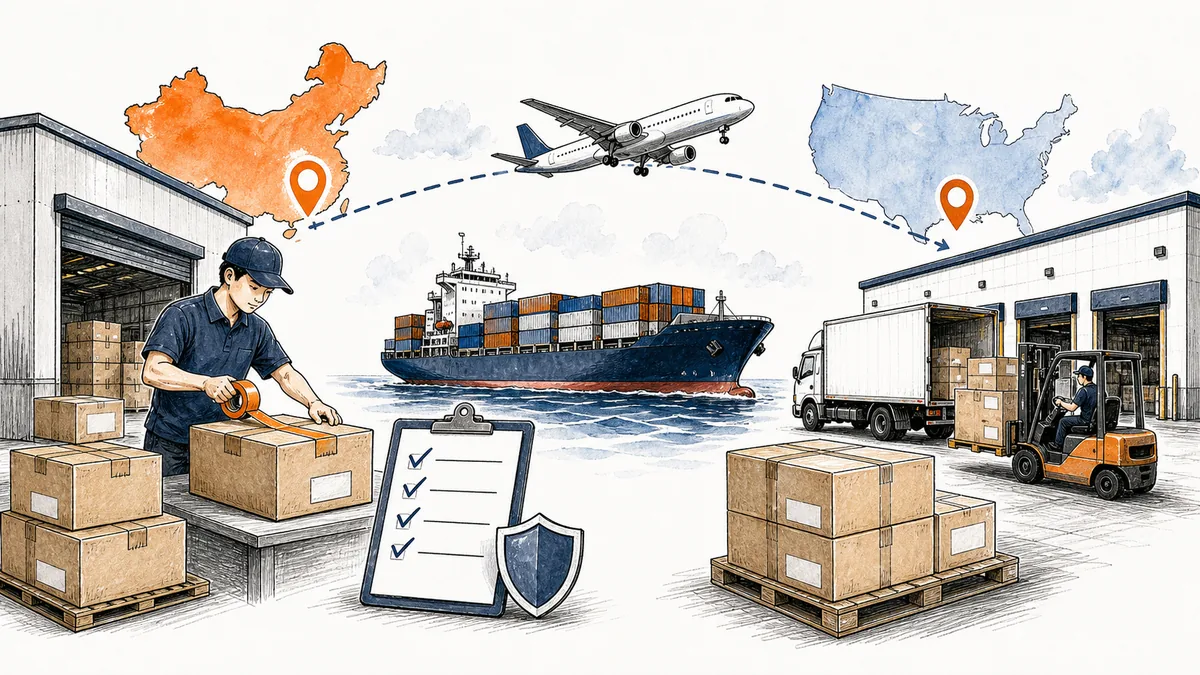 Ship from China to Amazon FBA USA checklist